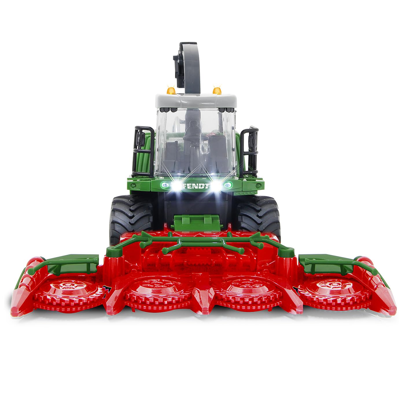 JAMARA 405315 Fendt Katana RC 1:24S - traktor Fendt zabawka, zdalnie sterowany traktor RC dla dzieci, model pojazdu rolniczego, prezent dla dzieci, światło