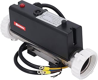 3000W Pool Heater, Electric Water Thermostat with Temperature Control Self Heating for Spa Bathtub, Swimming Pool, Hardwired, with Circulation System, Pressure Switch (1KW)