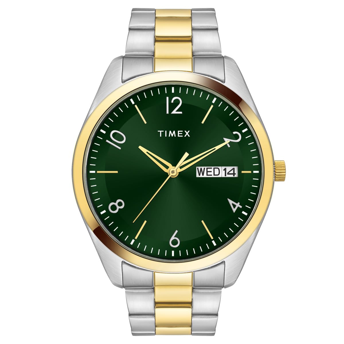 TIMEX Men Green Round Analog Brass Dial Watch- TWTG10404 (B0CJYBNYJJ) Amazon Price History, Amazon Price Tracker