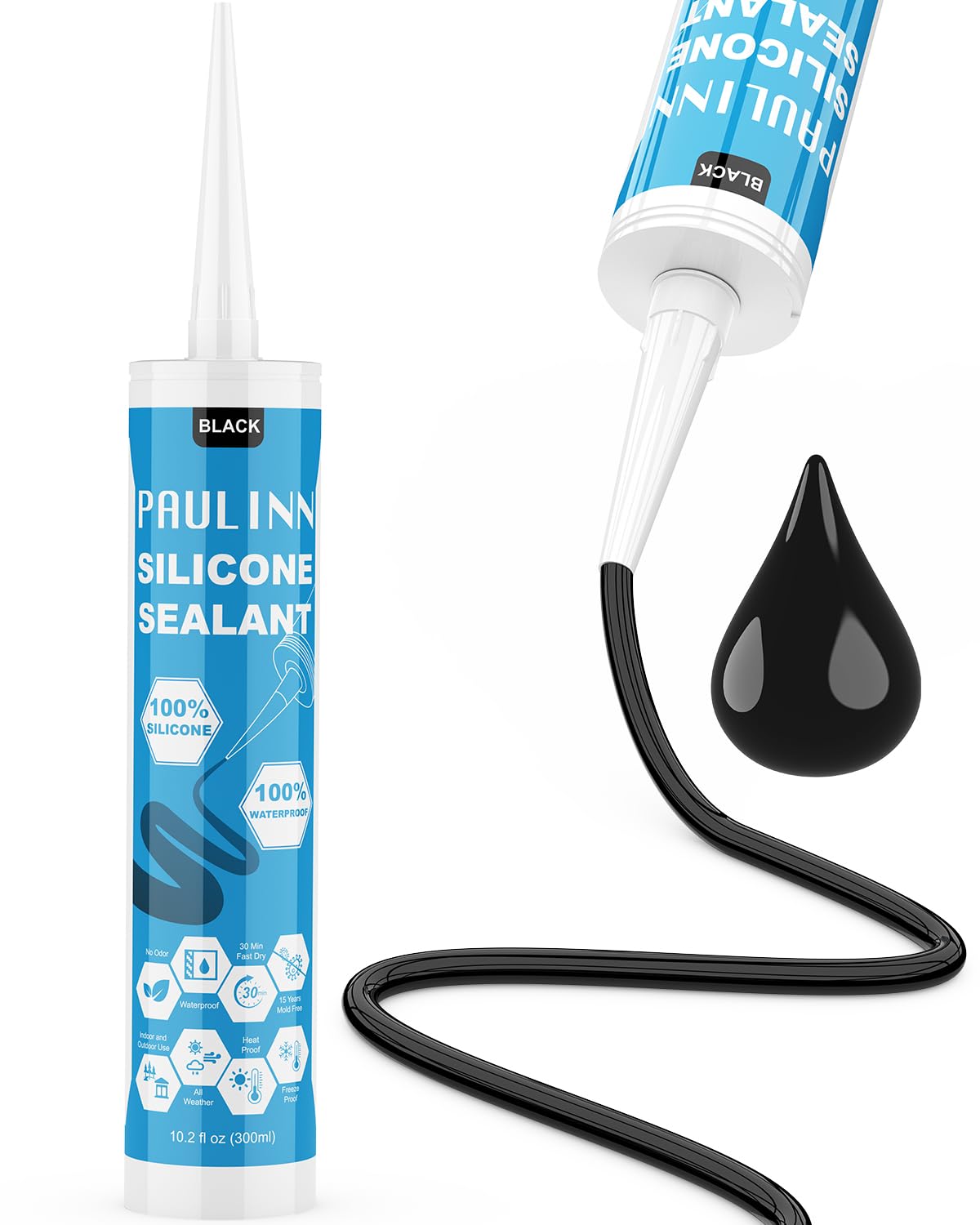 PAULINN Silicone Sealant Black