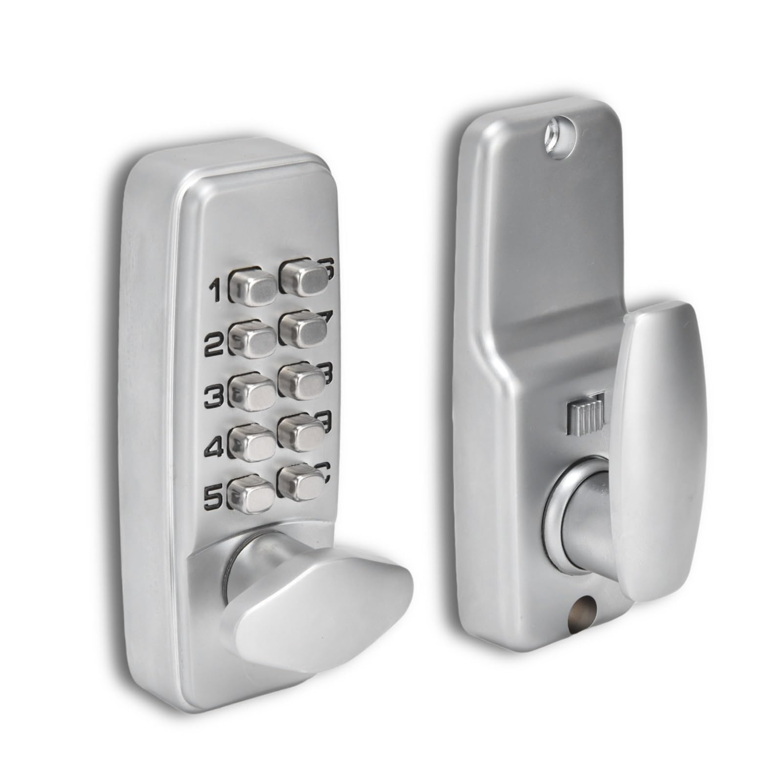Cerradura de contraseña mecánica Multifuncional Impermeable A prueba de fuego Aleación de zinc Cerradura codificada sin llave inteligente Conjunto Cerradura de puerta combinada para oficina en casa