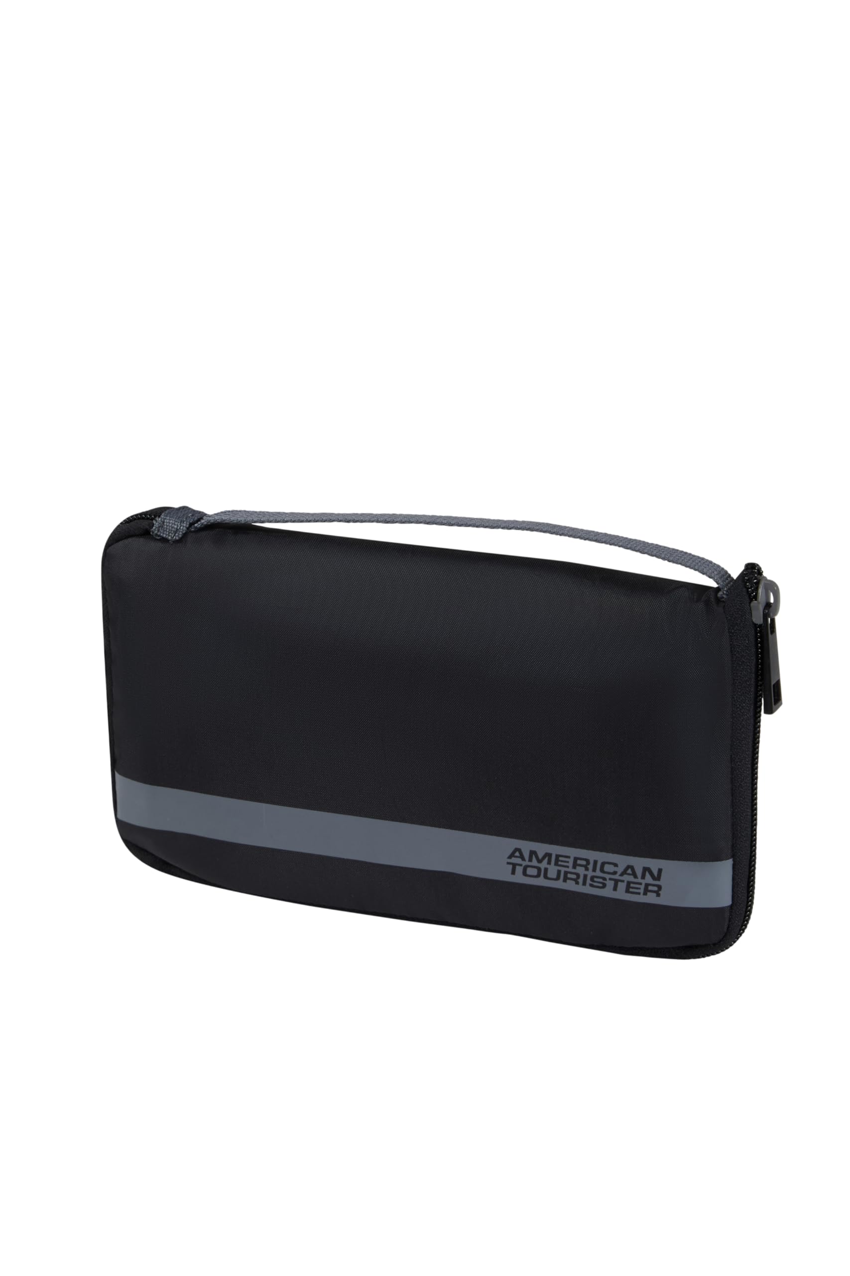 American Tourister - Luggage Cover M, Foldable Suitcase Cover, Travel Suitcase Protection, 62 x 45 x 30 cm, Black/Grey