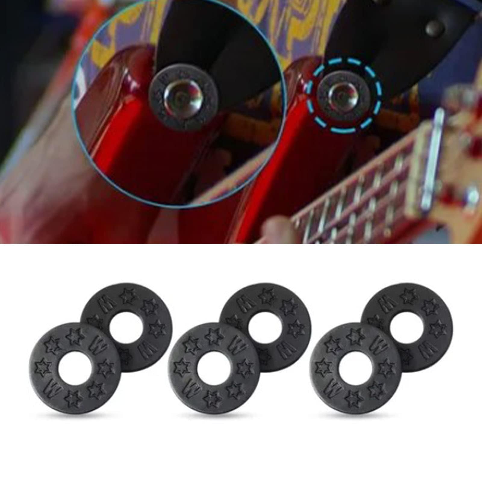 12Pcs Guitar Strap Washers - Image 4