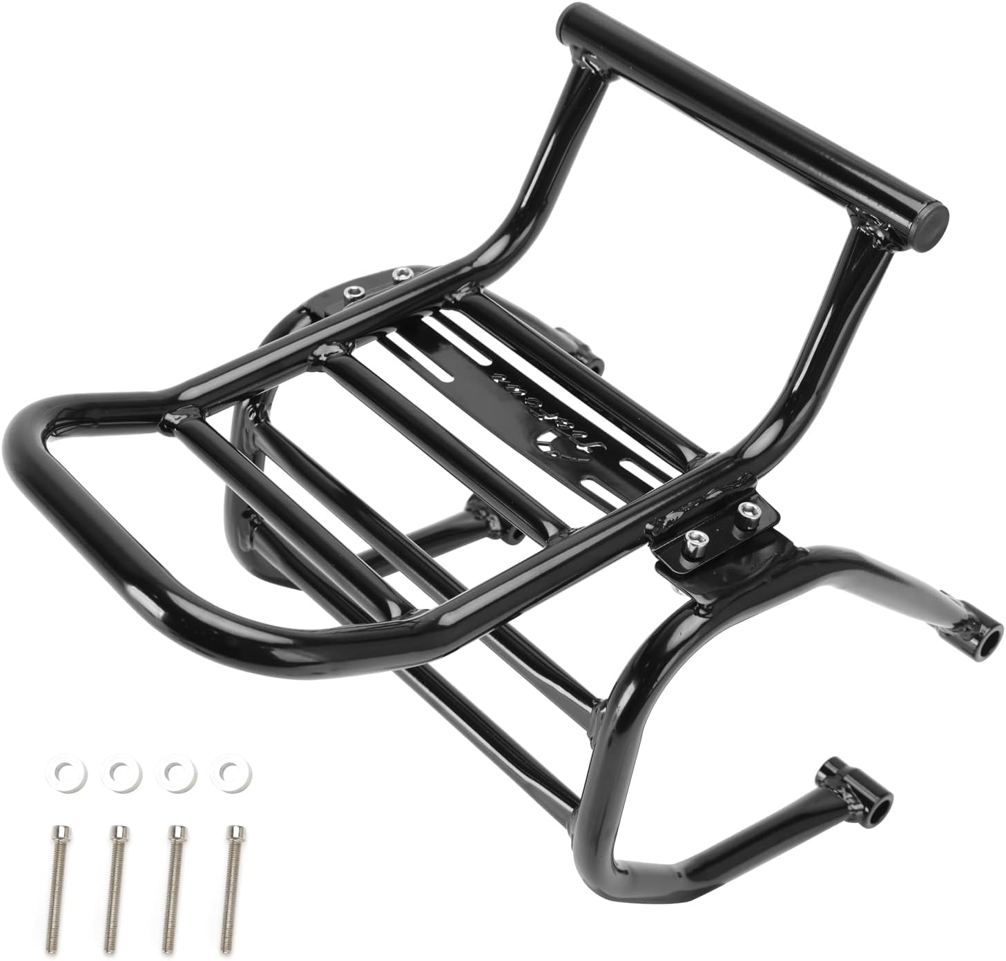 Amazon.com: Topteng Front Rack Luggage Carrier Headlight Guard for ...