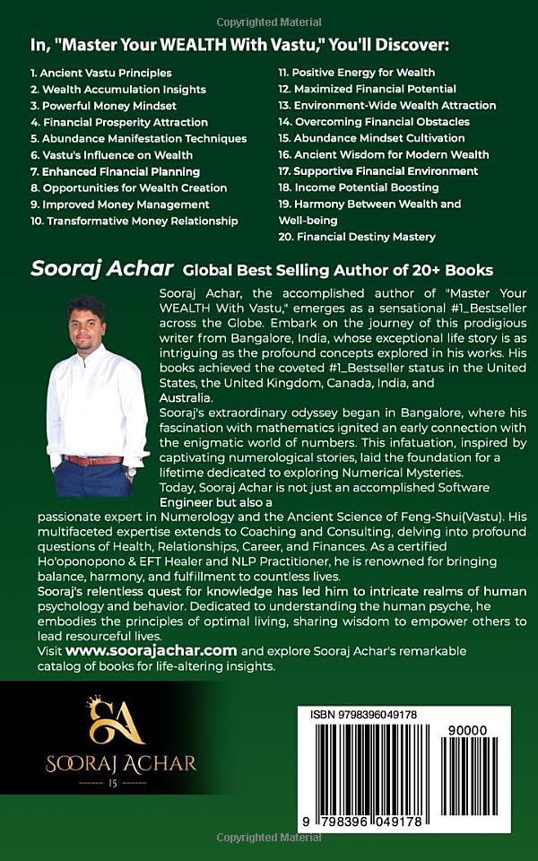 Master Your WEALTH With Vastu: Harness the Ancient Wisdom of Vastu to Supercharge Your Wealth, Empower Money Mindset, Attract Financial Prosperity, ... (LIFE-MASTERY With Vastu/Feng-Shui) - Image 2