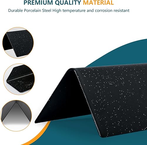 Miniatura 3 de FlameDuty Piezas de repuesto para Weber Spirit de 15.3 pulgadas de acero porcelánico 7635 placa de calor para parrilla y tubo de quemador 69785 para