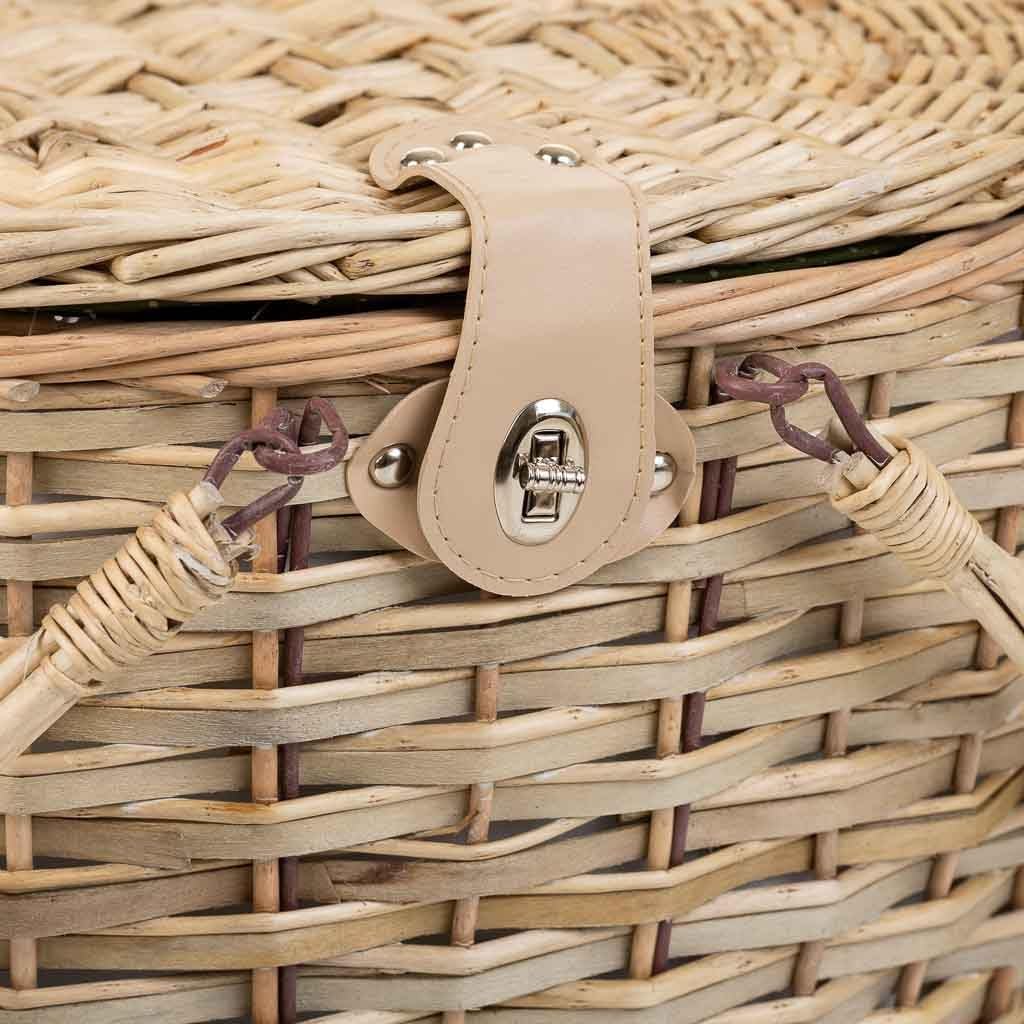 Wanderlust deco Cesta de Picnic 2 Servicios Natural