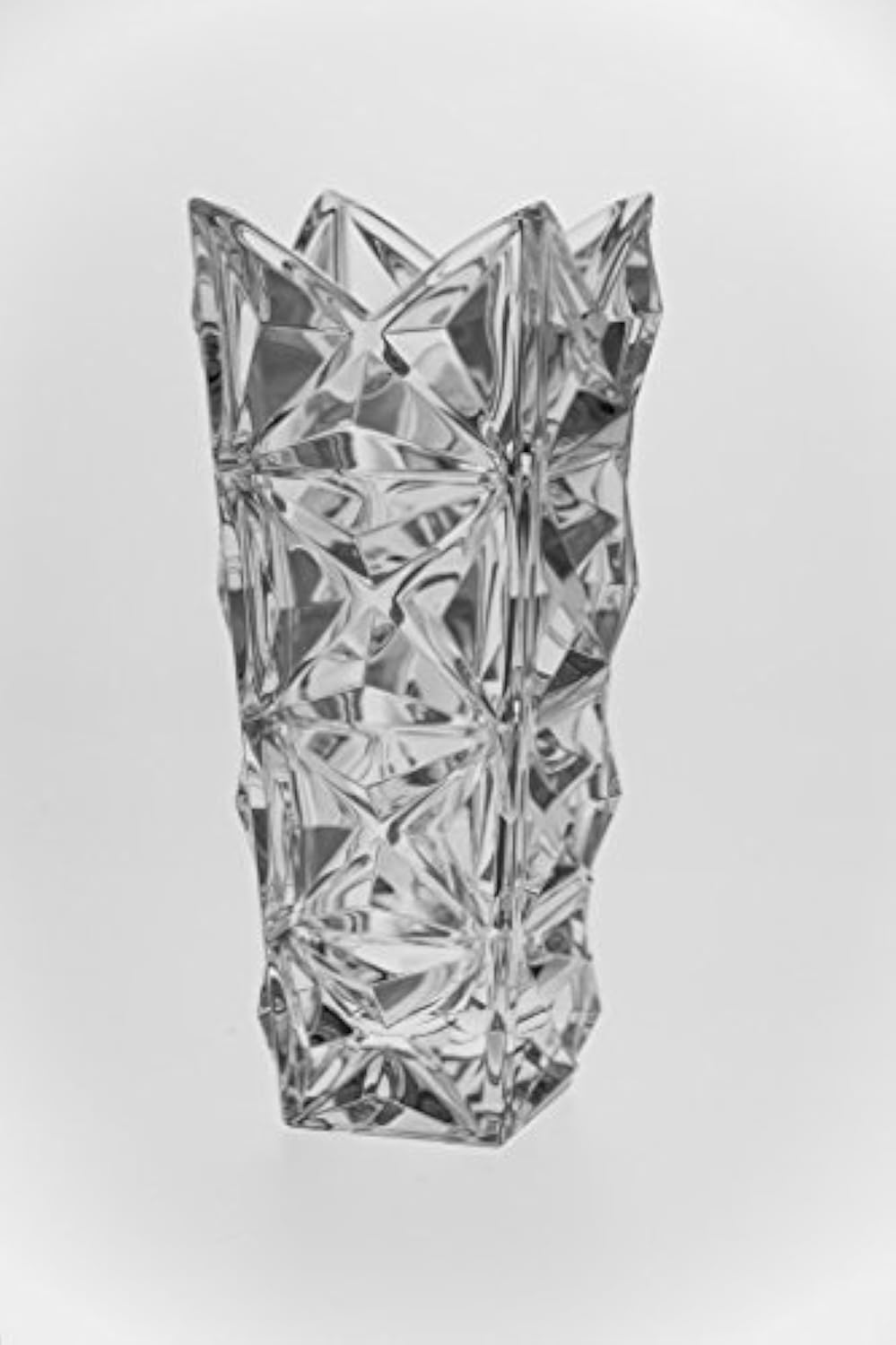 Bohemia Crystal Bohemia Pyramid Vase, Clear: Buy Online at Best