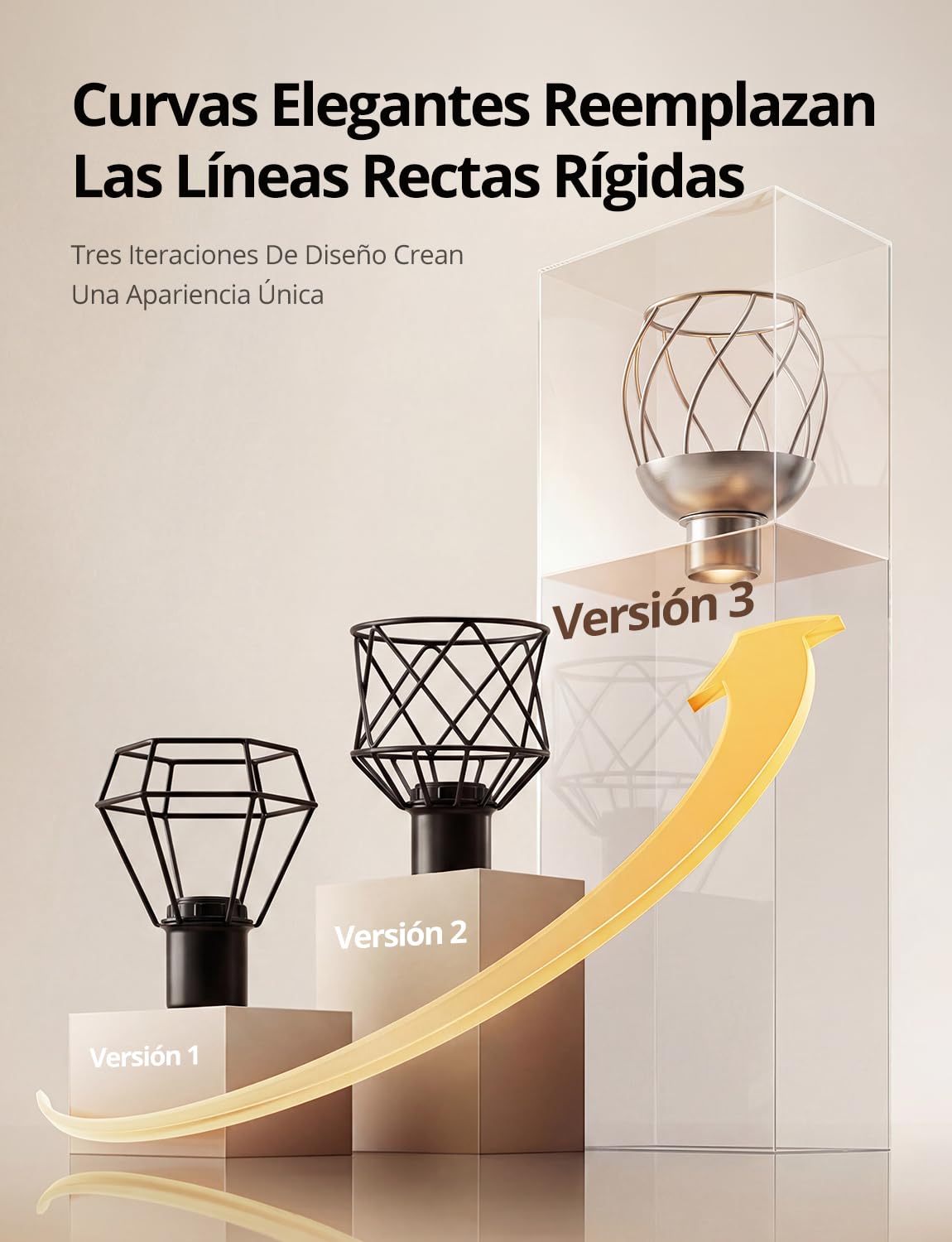 Bojim Lamparas Colgantes Salon de Techo Jaula 4 Luces Candeeiro Suspenso Dormitorio, Lampara Colgante Metal Focos Estilo Industrial Níquel para Cocina Pasillo (Sin Bombilla)