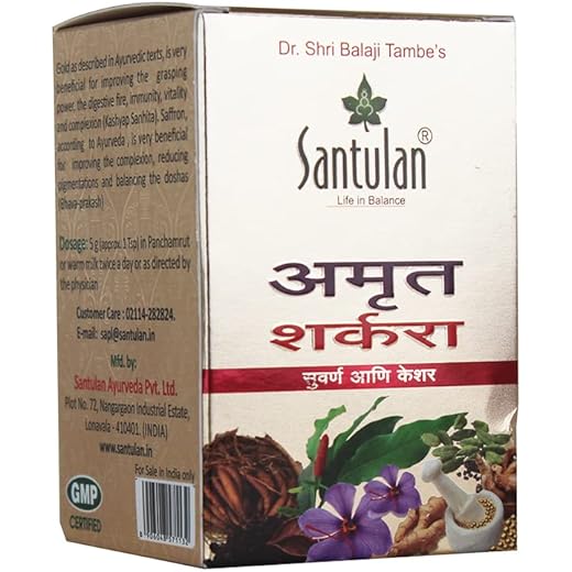 Santulan Amrut Shar 100GM Pack - Suvarna Varkha & Saffron