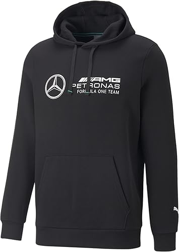 Miniatura 1 de PUMA Sudadera con capucha estándar de vellón Mercedes Essentials para hombre