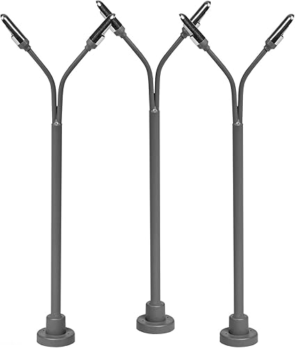 Lionel Bastones telefónicos de tren modelo de calibre O estándar, paquete de 6 Marrón