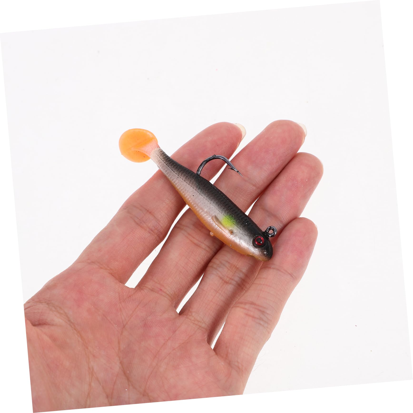 BESPORTBLE Lot De 3 Appâts Artificiels pour La Pêche Au Bar Rayé pour Leau Douce Robustes Et Souples pour Lextérieur 6 Pièces X 3