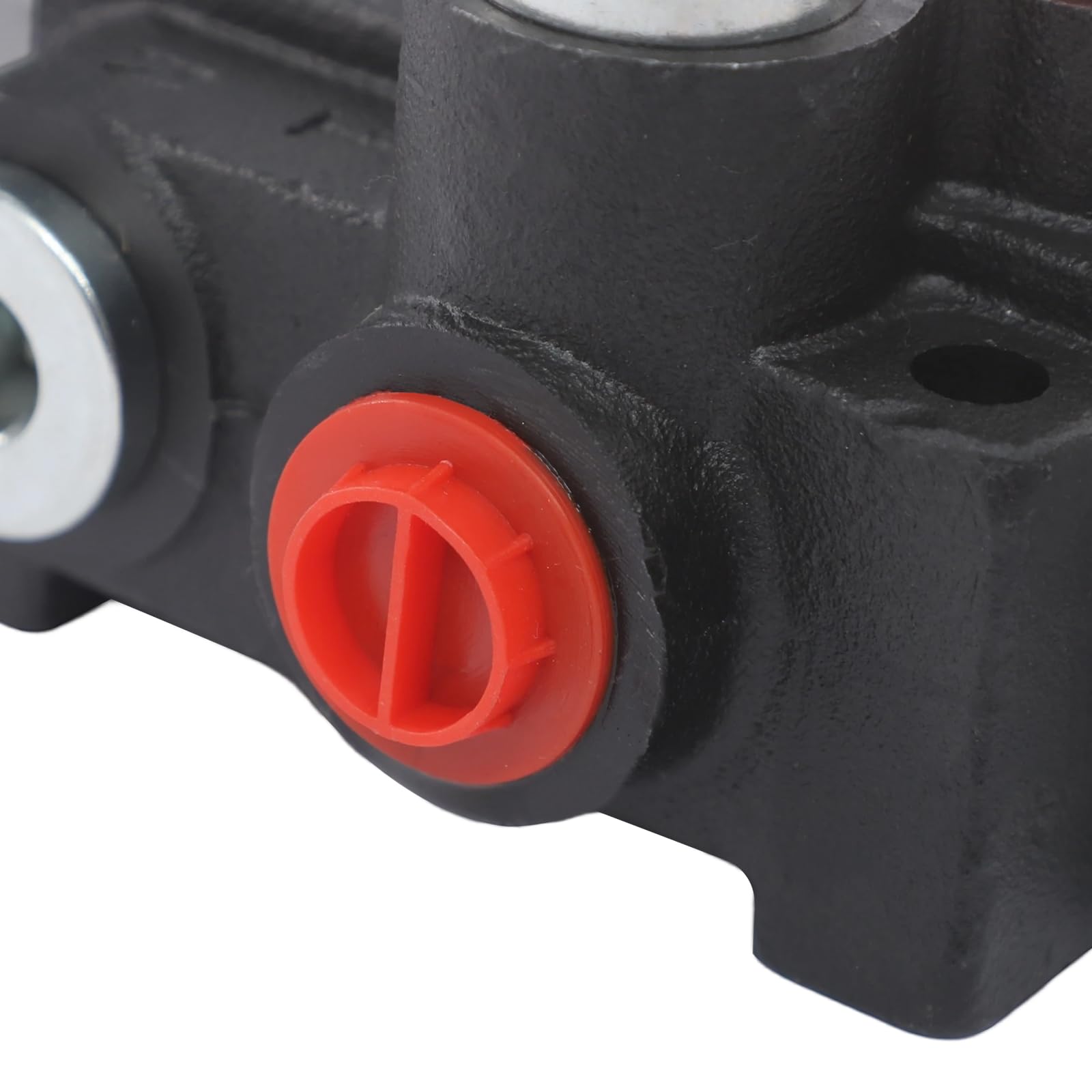Válvula hidráulica de 3 vías hidráulica Diseño ajustable Control manual Válvula de control direccional hidráulica con válvula de retención y válvula de rebosadero