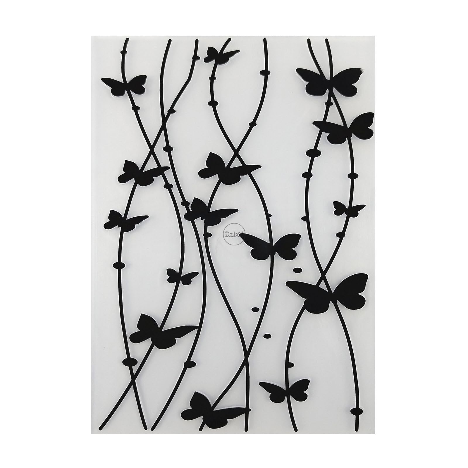 DzIxY Butterfly Backboard Plastic Embossing Folders for Cards Making Supplies DIY Paper 3D Scrapbook Stencils Album Crafts Decoration Template