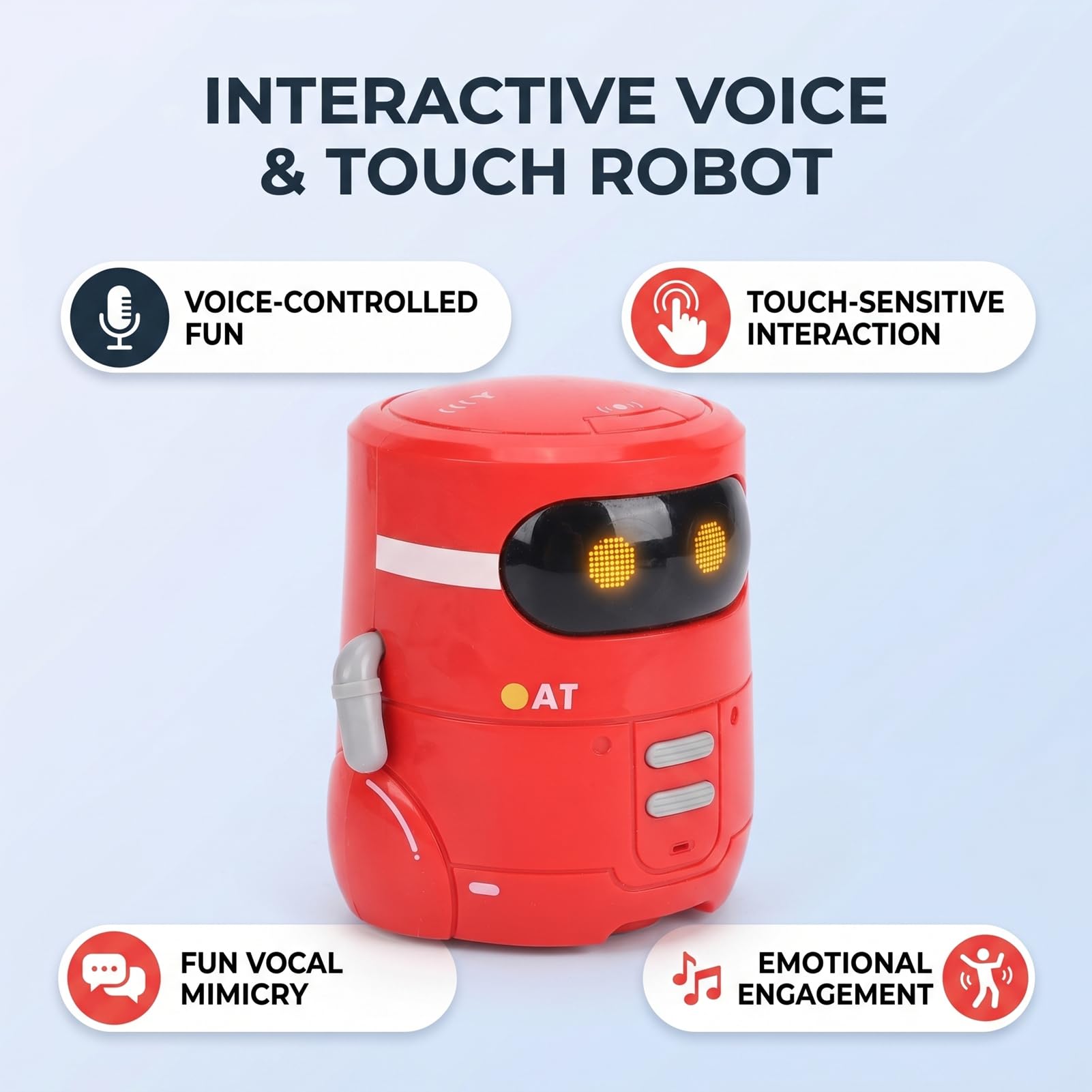 Matybobe Robot Inteligente para Niños, Compañero Interactivo con Control