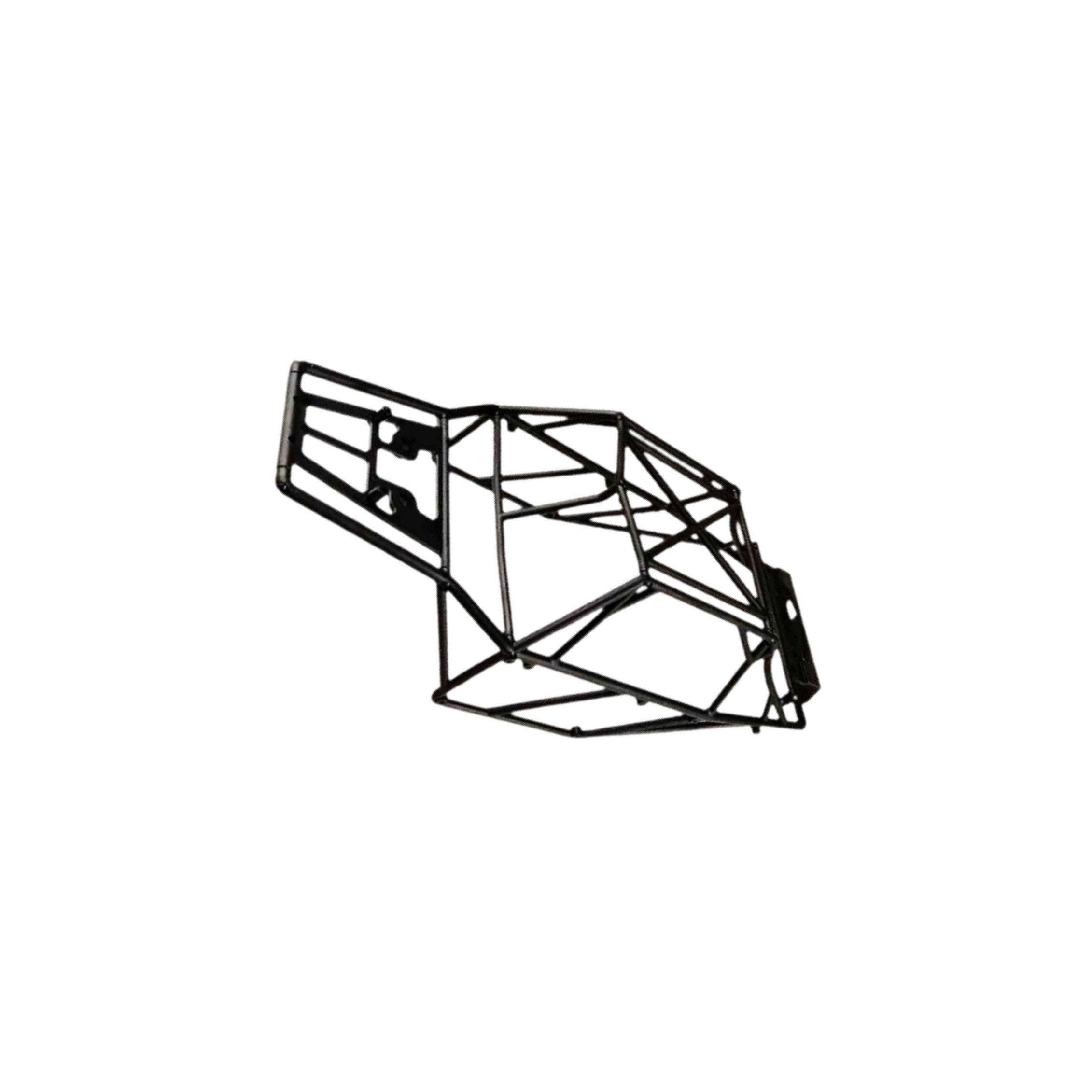 BEALIFE Châssis de voiture RC facile à installer avec arceau de sécurité et carrosserie robustes. Accessoires pour véhicules RC, châssis avec arceau sécurité pour crawler 1/10.