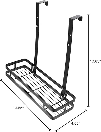 Miniatura 10 de DOITOOL Organizador de almacenamiento colgante sobre la puerta, estante de ducha de baño, estante de pared adhesivo de acero inoxidable