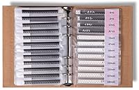 Vista 7 de Libro de surtido de resistencias, condensadores y componentes electrónicos SMD 1206 - 5435 piezas, Libro 1206