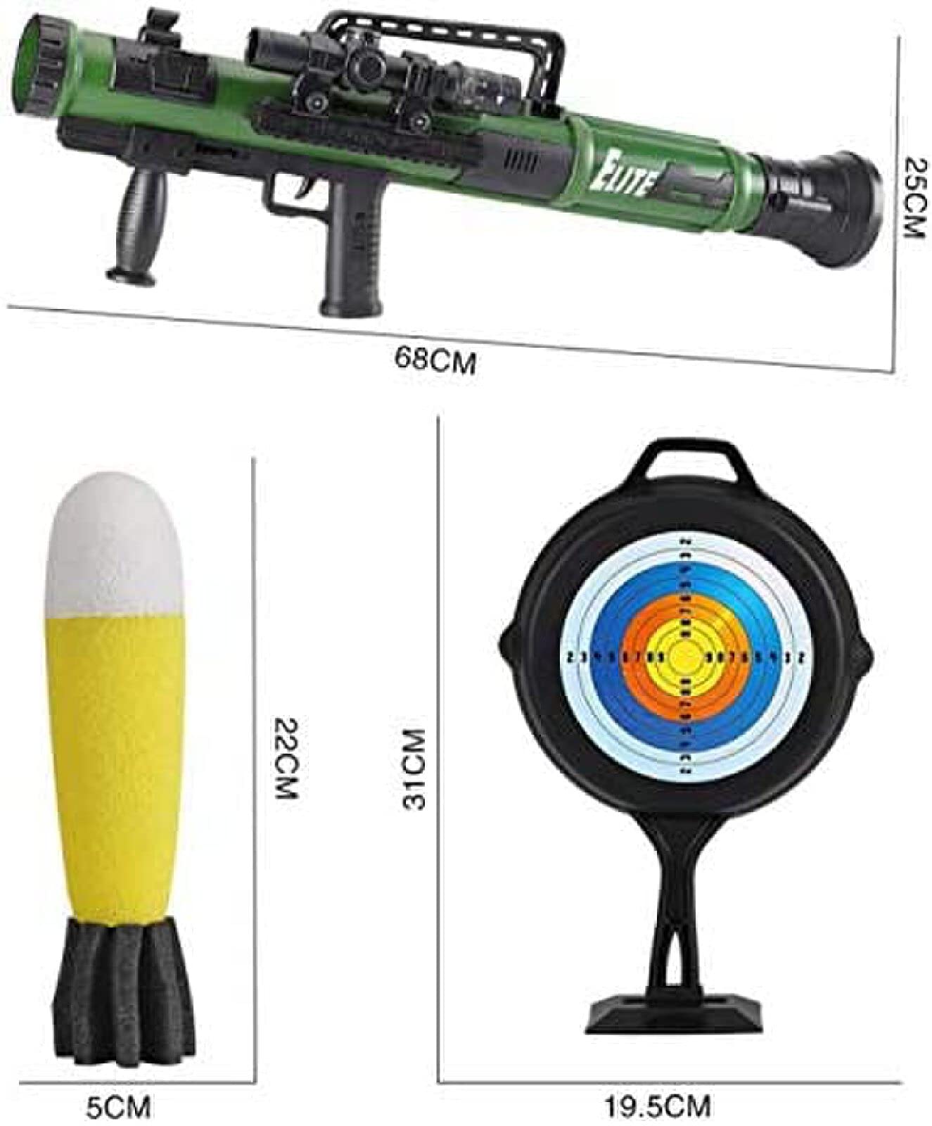 Amazon.co.jp: バズーカのおもちゃ、迫撃砲のシミュレーションは