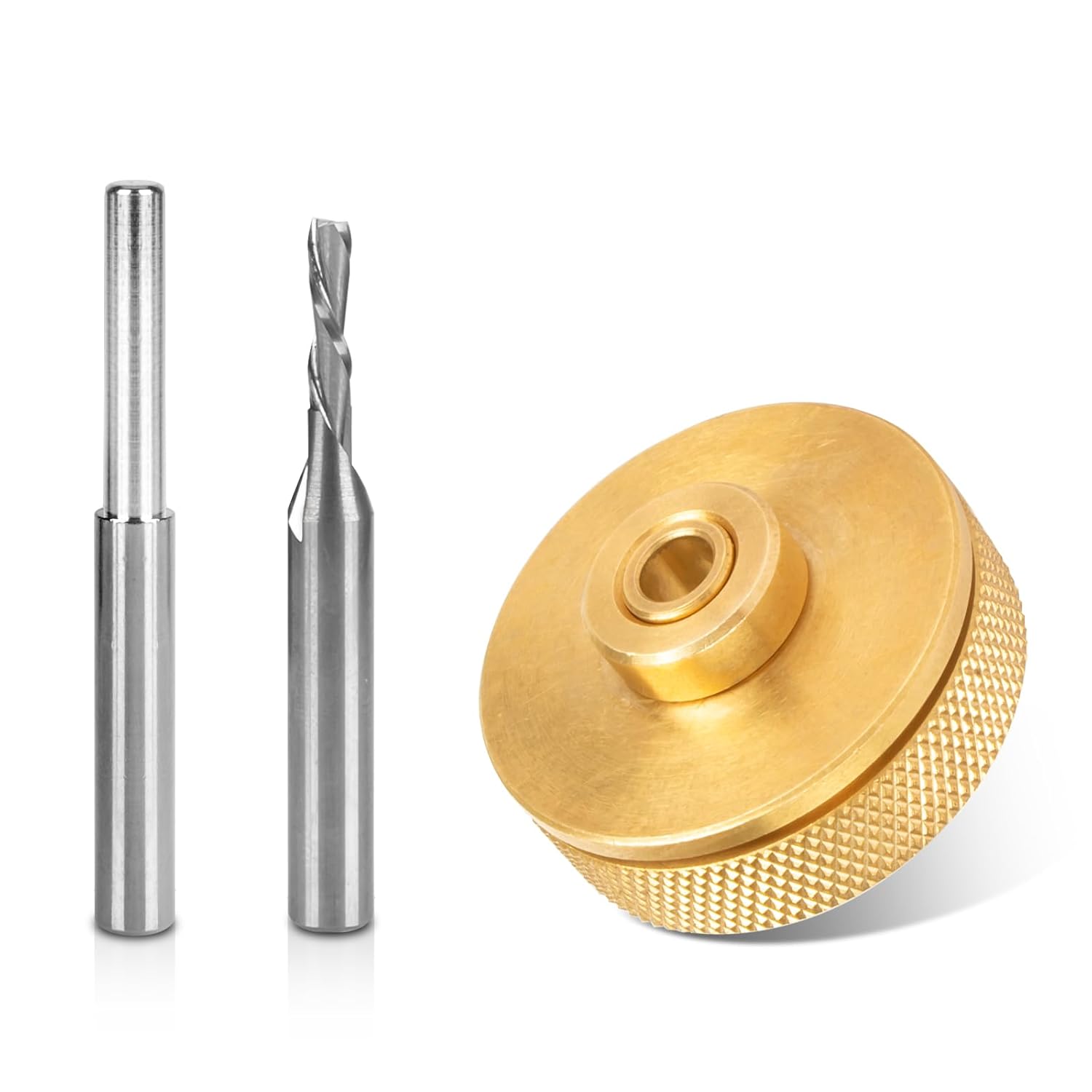 71333 Inlay Router Bit Bushing Set for 1/4 Templates High RPM Routing ...