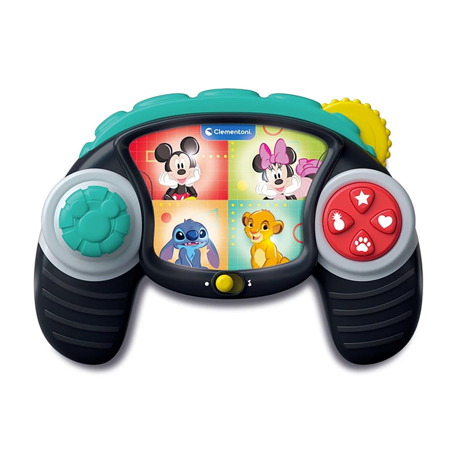Clementoni Baby Disney Joystick Controller for Children 12-36 Months, with Sounds and Lights, Imitative Educational Early Childhood Game, Stimulates Manual Ability and Cognitive Development, 17497