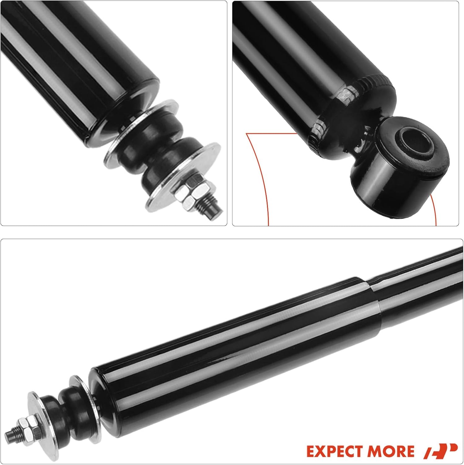 A-Premium Rear Pair (2) Shock Absorber Strut Assembly Compatible with Kia Sportage 1995 1996 1997 1998 1999 2000 2001 2002, Driver and Passenger Side