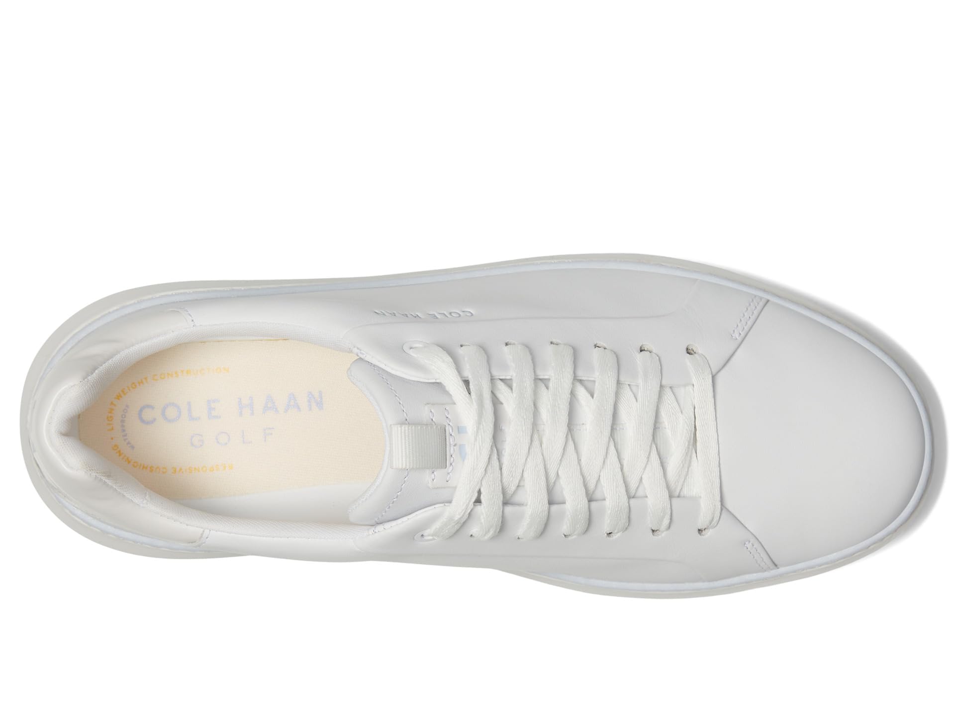 Cole Haan Women's Grandpro Topspin Golf Sneaker, White/Heather, 8