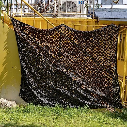 Image of LOOGU Custom Woodland Camo Netting Camping Military Hunting Camouflage Net 6.5 x 10ft, 6.5 x 26ft, 10 x 10ft, 10 x 13ft, 10 x 16.5ft, 13 x 16.5ft, 16.5 x 20ft, 20 x 20ft