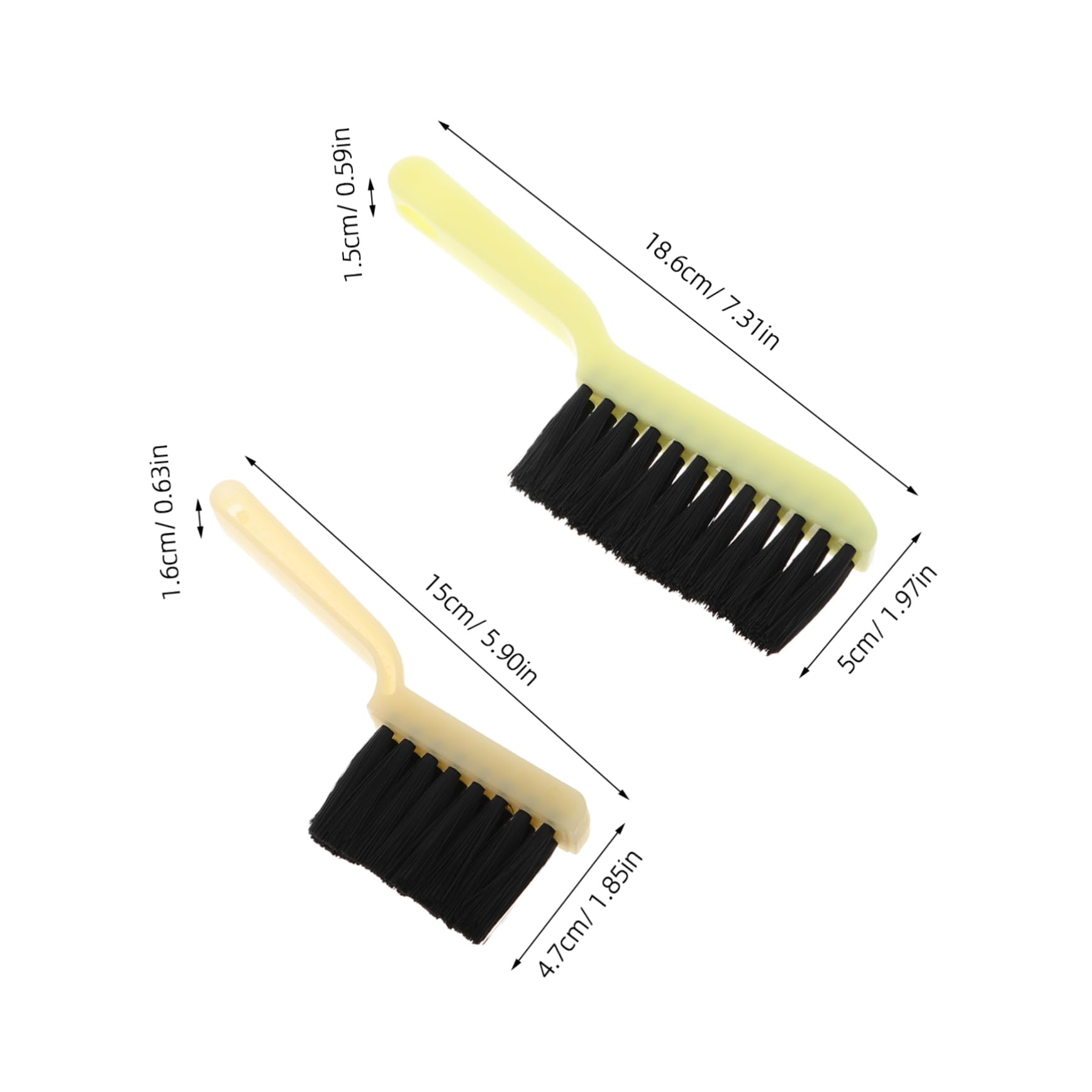 VICASKY 4pcs Pool Table Brush Kit Felt Cleaner for Billiard Table Easy to Use Brush Set