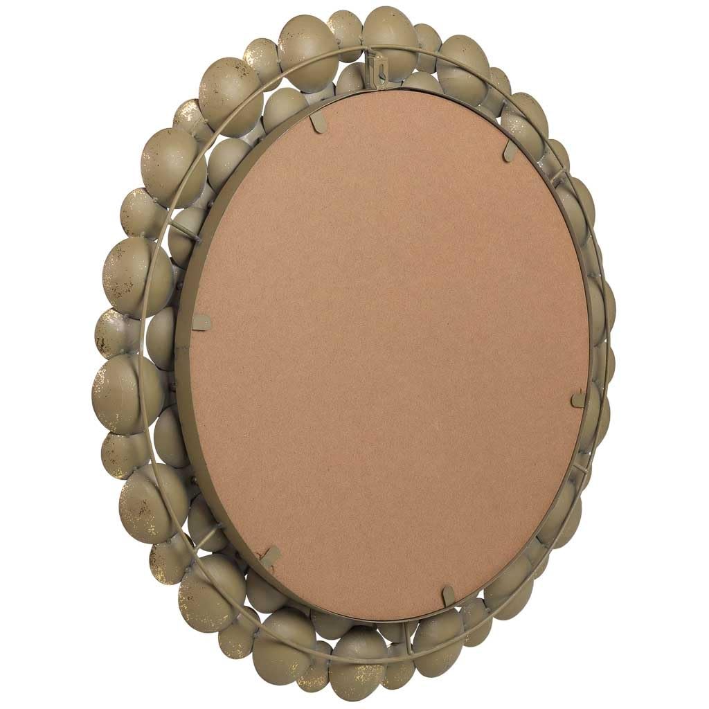 WANDERLUST DECO Espejo de Pared de Metal 59x59x04h cm