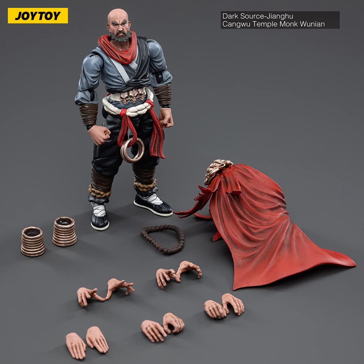 Joytoy 1/18 Action Figure Dark Source Jiang Hu-Cangwu Temple Monk Wunian