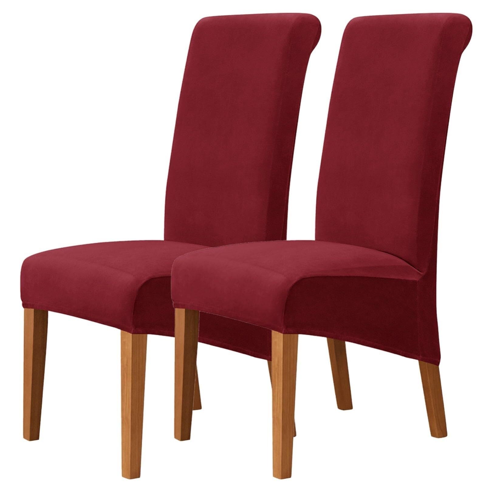 NMVAWIPT Dining Chair Covers, Stretch High-Back Room, For Home Restaurant Living Banquet Four Season, Easy Installation(5#,2Pcs)