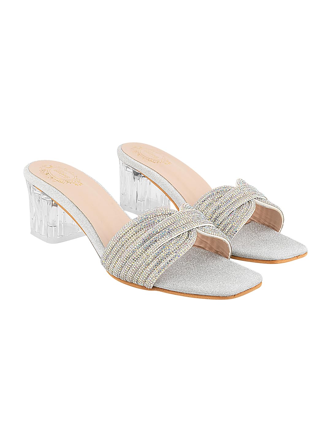 shoetopia Womens Western Embellished Heels | Cushioned Footbed |Casual, Ethnic, Party, Wedding, Festive | Comfortable-picture-10
