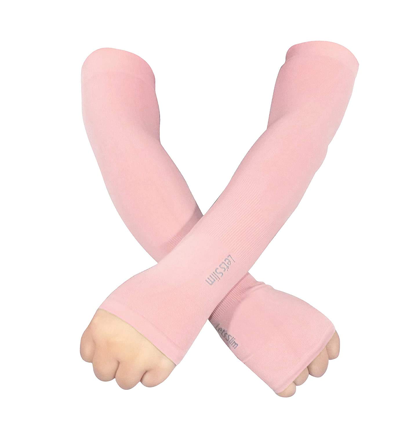 MAGIC Boys's and Girl's Hand Cover Thumbhole Arm Sleves (Pink,free size)-image-36