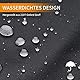Meisax Motorrad Abdeckplane Outdoor 245 * 105 * 125 cm Motorradplane Wasserdicht Winterfest Motorradabdeckung 210T Oxford Stoff Roller Abdeckplane Outdoor Indoor Fahrräder Motorradgarage, Schwarz