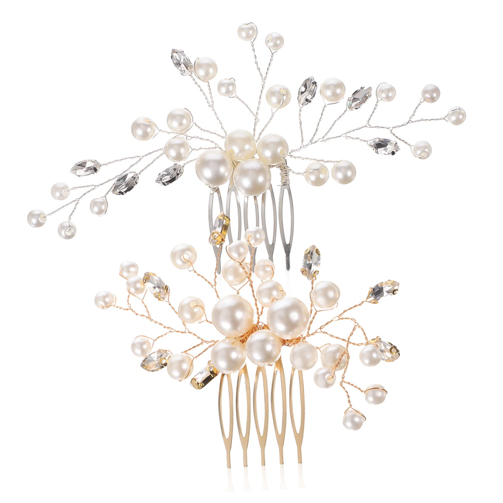 FOMIYES 10stücke Braut Haarschmuck Mit Perlen Und Strass Hochzeits Haarseitenspieß Für Eleganter Haarschmamm Für Besondere Anlässe