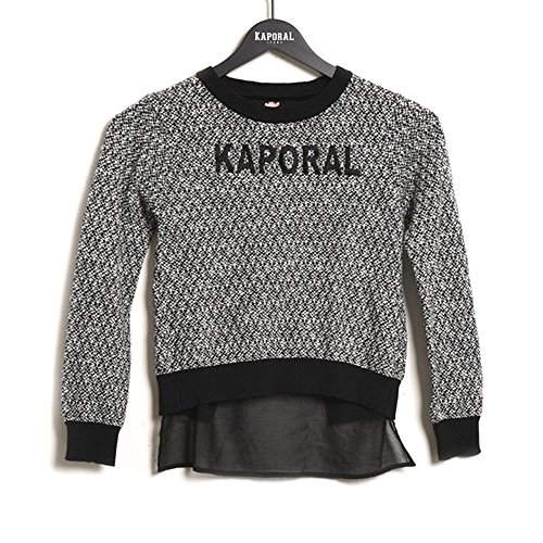 Pull noir Kaporal pour homme idéal en hiver confortable