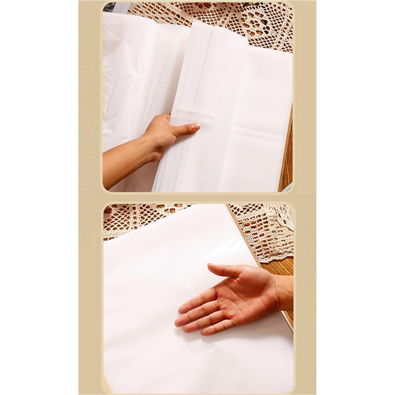 6 Zoll 1000 Leder Fotoalbum Erinnerungsbuch Große Kapazität Familieneinlage Hochzeitsalbum Paar Fotospeicher Für Zum Jubiläum(Khaki)