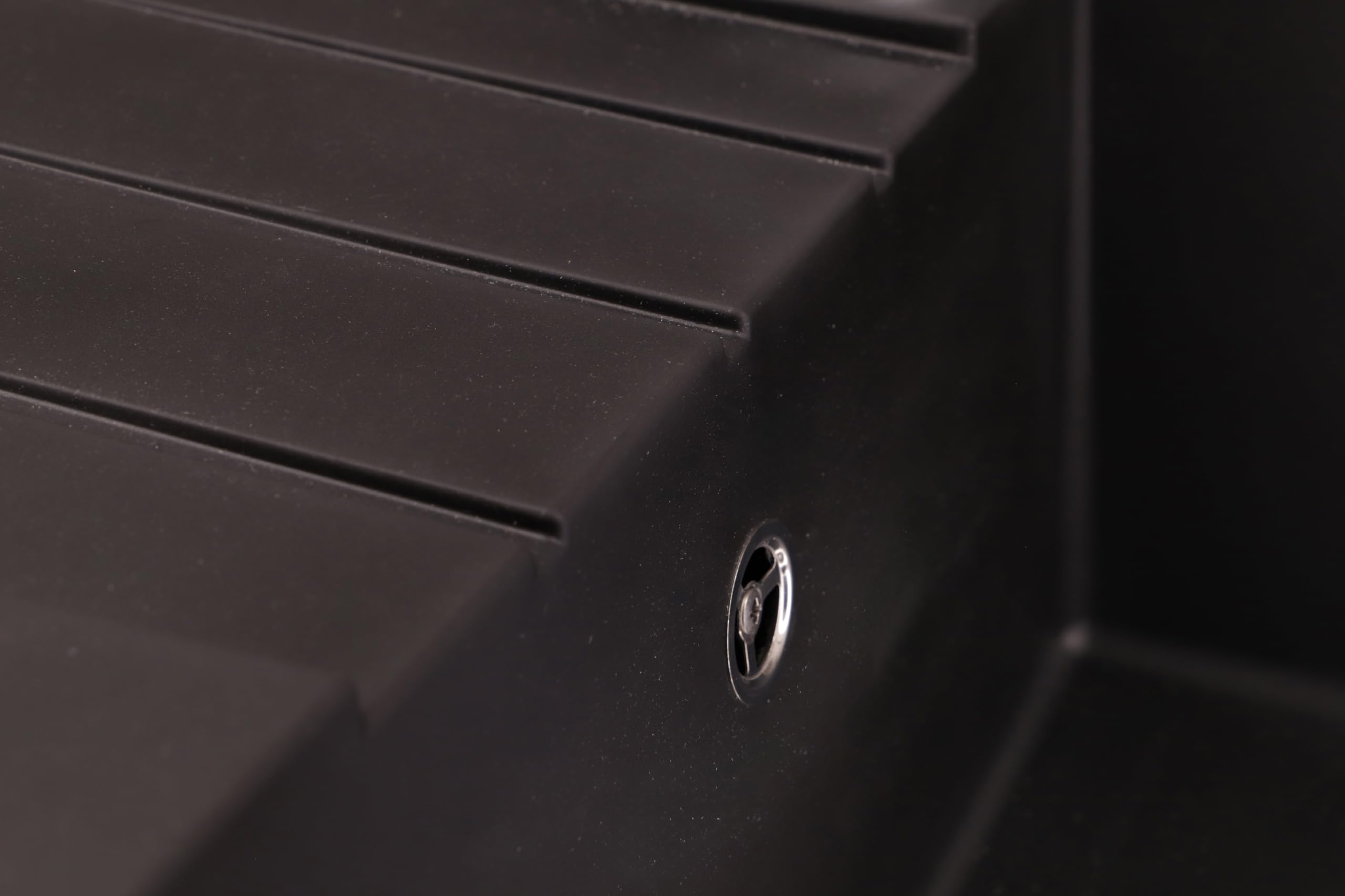 Respekta Houston Lavello in Mineralite nero/Lavello da incasso a 1 vasca da 100 x 50 cm/Lavello adatto a mobili sottolavello a partire da 60 cm di larghezza / HOUSTON100X501BS