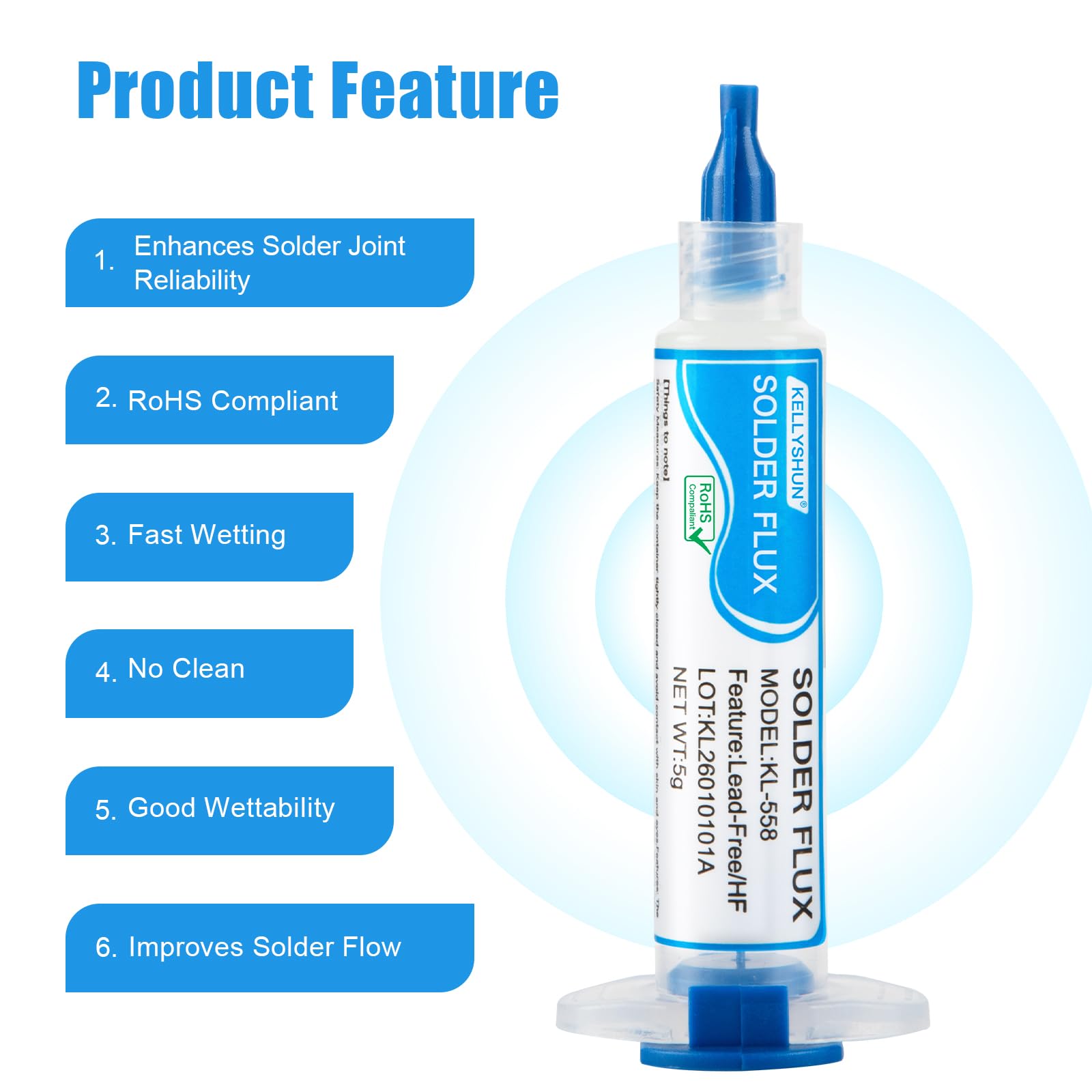 Solder Wick & Flux Paste Kit - Electronics Repair -2