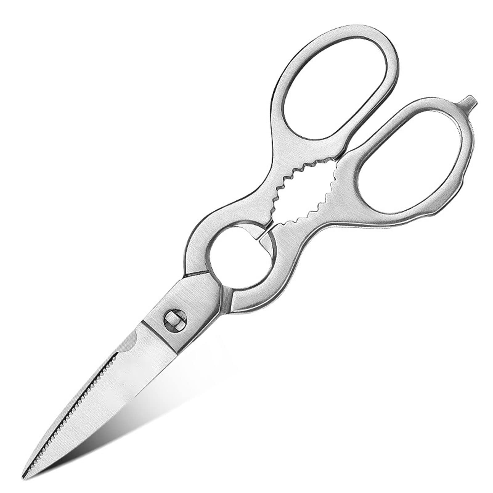 GTHTUHFD Kitchen Scissors Multifunction Kitchen Scissor Blade Chicken Meat Household Cook Tools Steel Handle