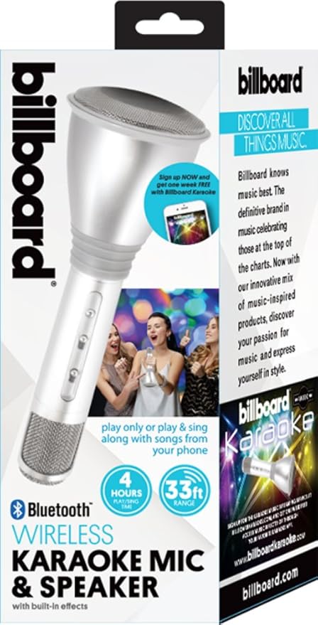 billboard karaoke mic and speaker