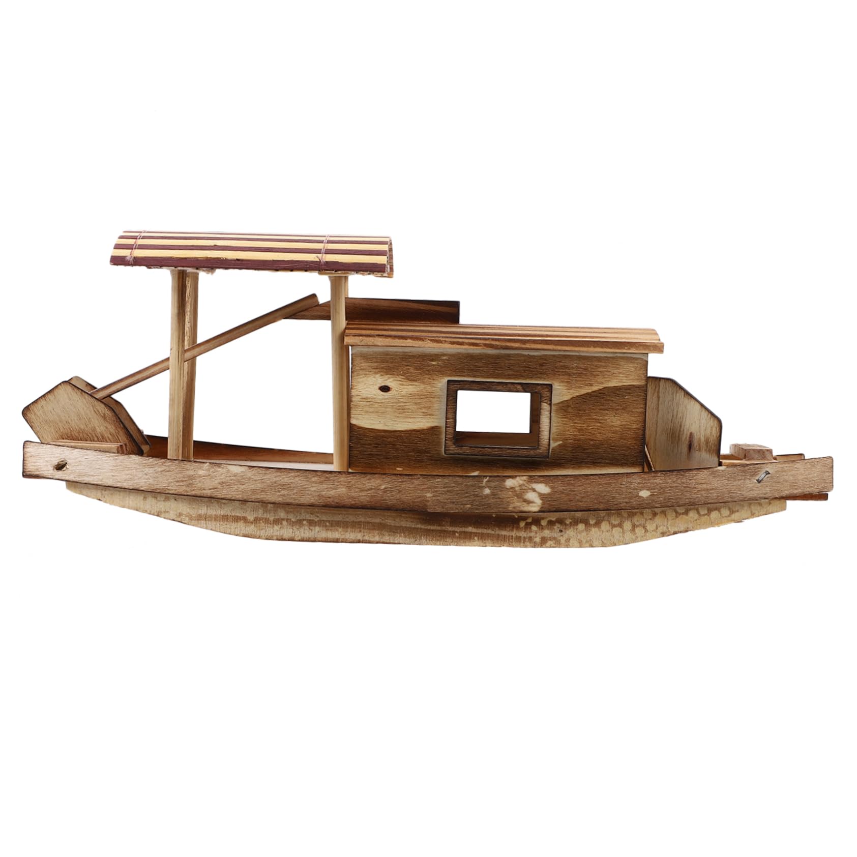 BESPORTBLE Boat Ornament Chic Fishing Boat Model Table Decoration for Craft Lightweight Design for Office and Bedroom Accents