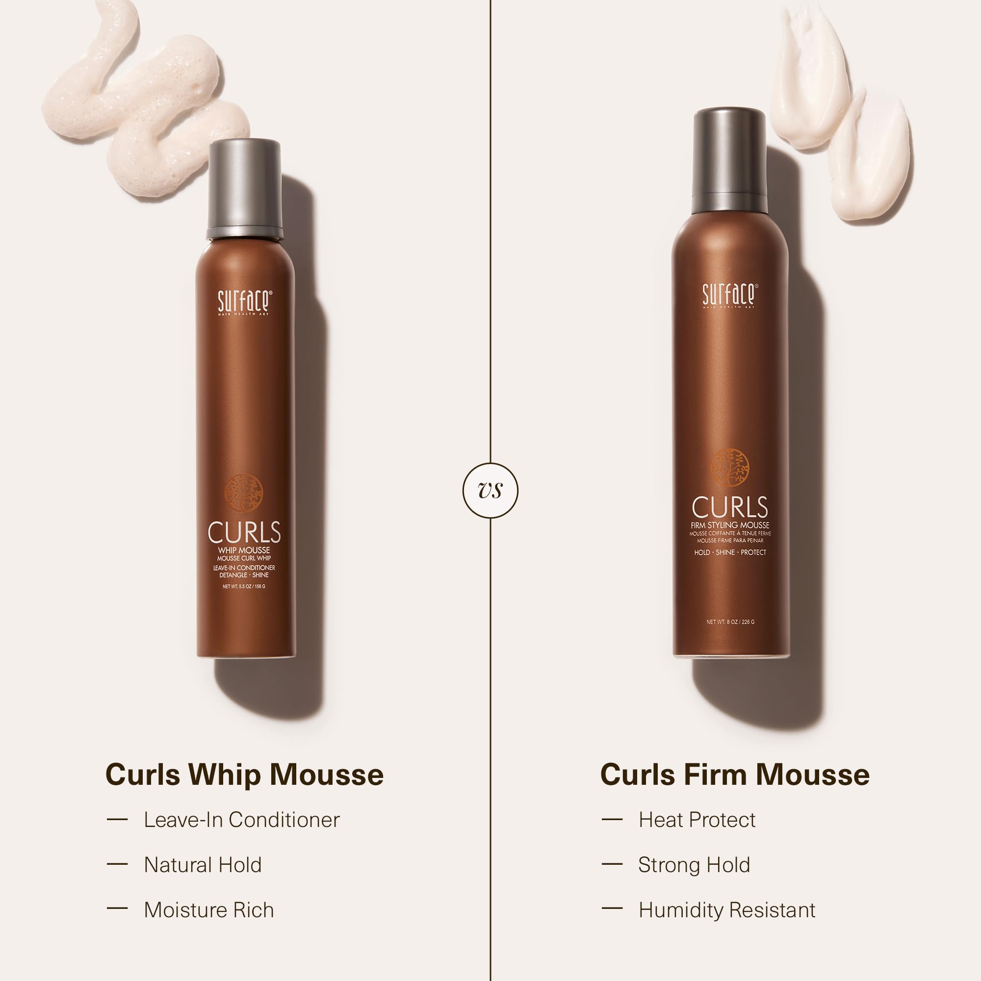Surface Hair - Curls Whip Leave In Conditioner, 5.5 oz.