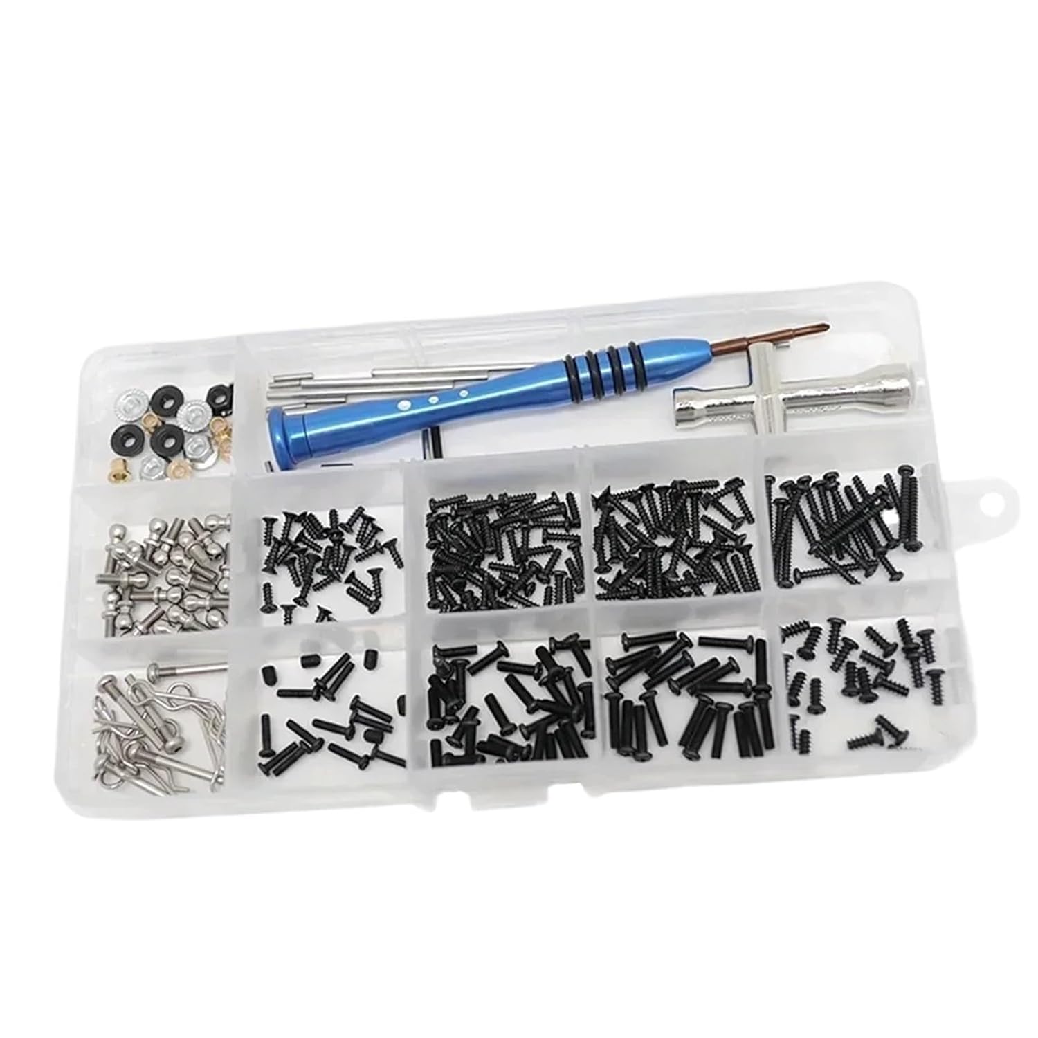 Tiny Screws 2Box M2 M2.5 M3 Screw Set Fastener Kit RC Car Spare Parts Upgrade Accessories for Glasses Watch