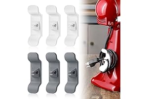 AIEVE Cord Organizer for Appliances, Perfect Kitchen Appliance Cord Management Solution (6 Pack)