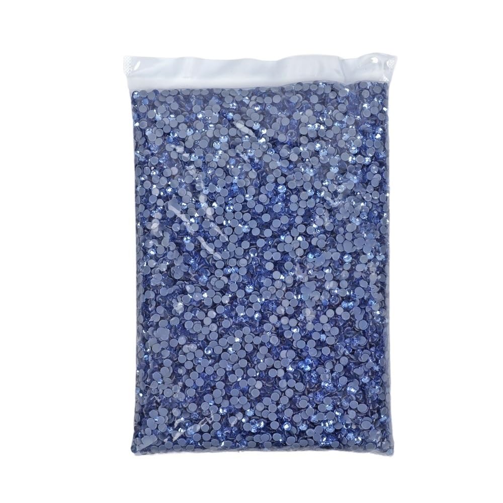 Strasssteine Große Tasche, große Verpackung, Hotfix-Strasssteine, Glas mit Flacher Rückseite, for Aufbügeln for Hochzeitskleid-Dekorationen(5,SS30-2880pcs)