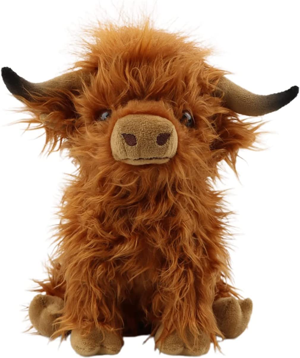 large highland cow stuffed animal