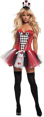 Amazon.com: Starline Women's Feisty Queen Of Hearts Sexy Costume Set